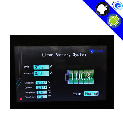 8S- 32S DIY Lifepo4 li-ion smart bms pcm TTL Touch screen 