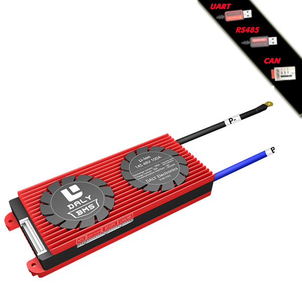 7S ~24S 150A Daly smart bms pcm with cooling fan Bluetooth app UART software (APP) monitor rs485 CAN    