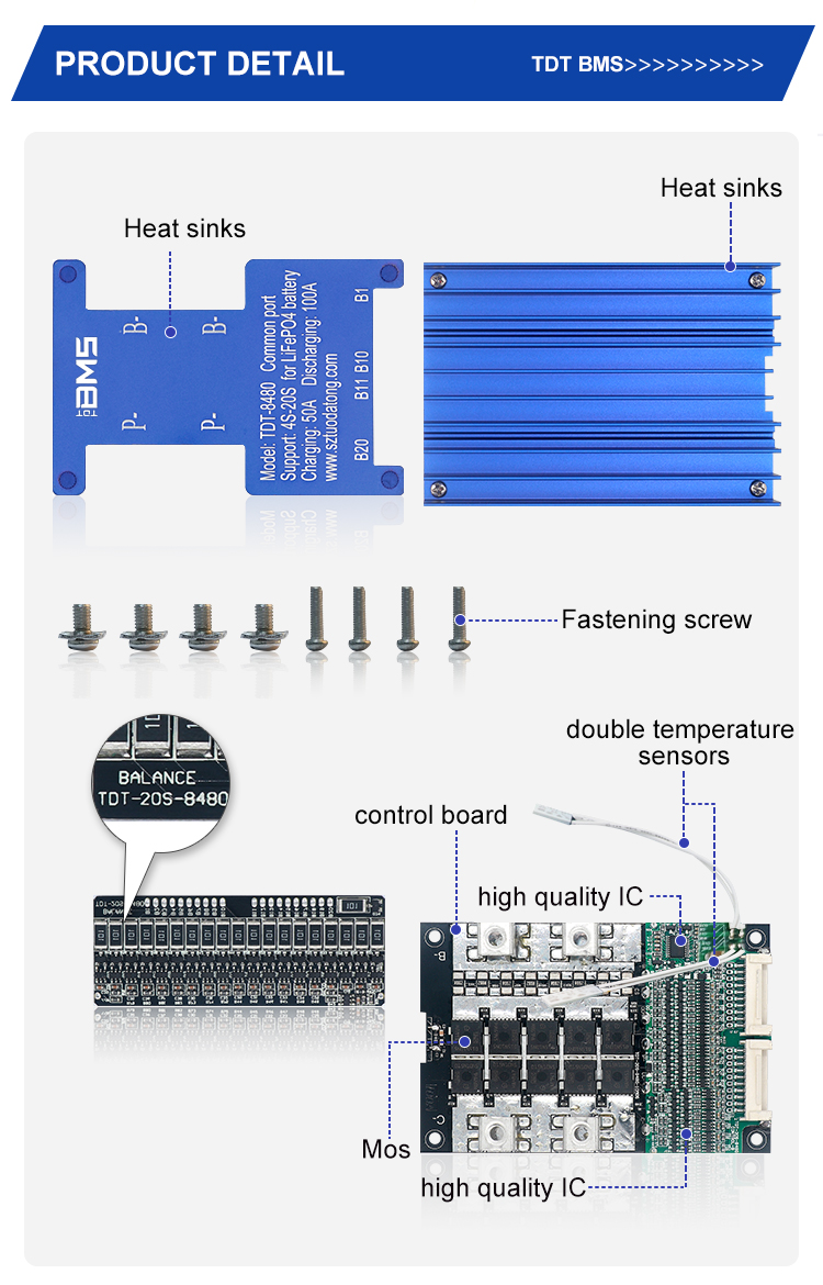 4S-20S LiFePO4 BMS