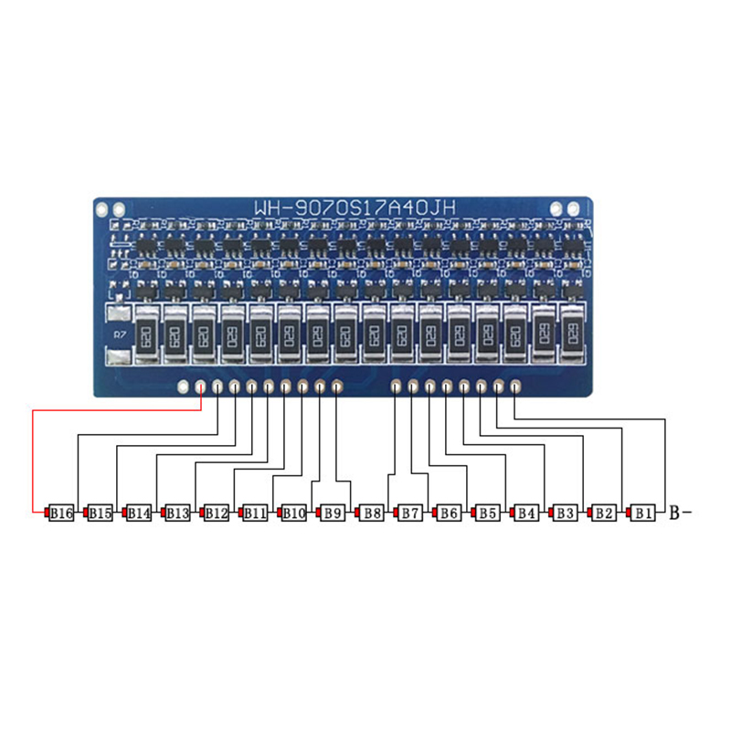 16S 17S LiFePO4  Balance Board balancer 